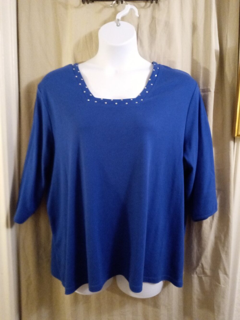 Crystal-Kobe Royal Blue 2X Tunic